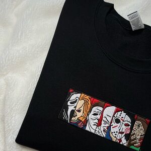 UNISEX Custom Embroidered Halloween Themed Crewneck